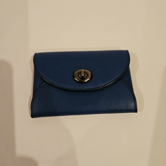 Coach Beast Collection Steggy Dinosaur Turnlock Leather Card Case Wallet - Picture 2 of 4